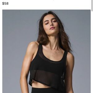 Alo mesh tank top